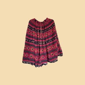 SOLD Bohemian Cotton Skirt